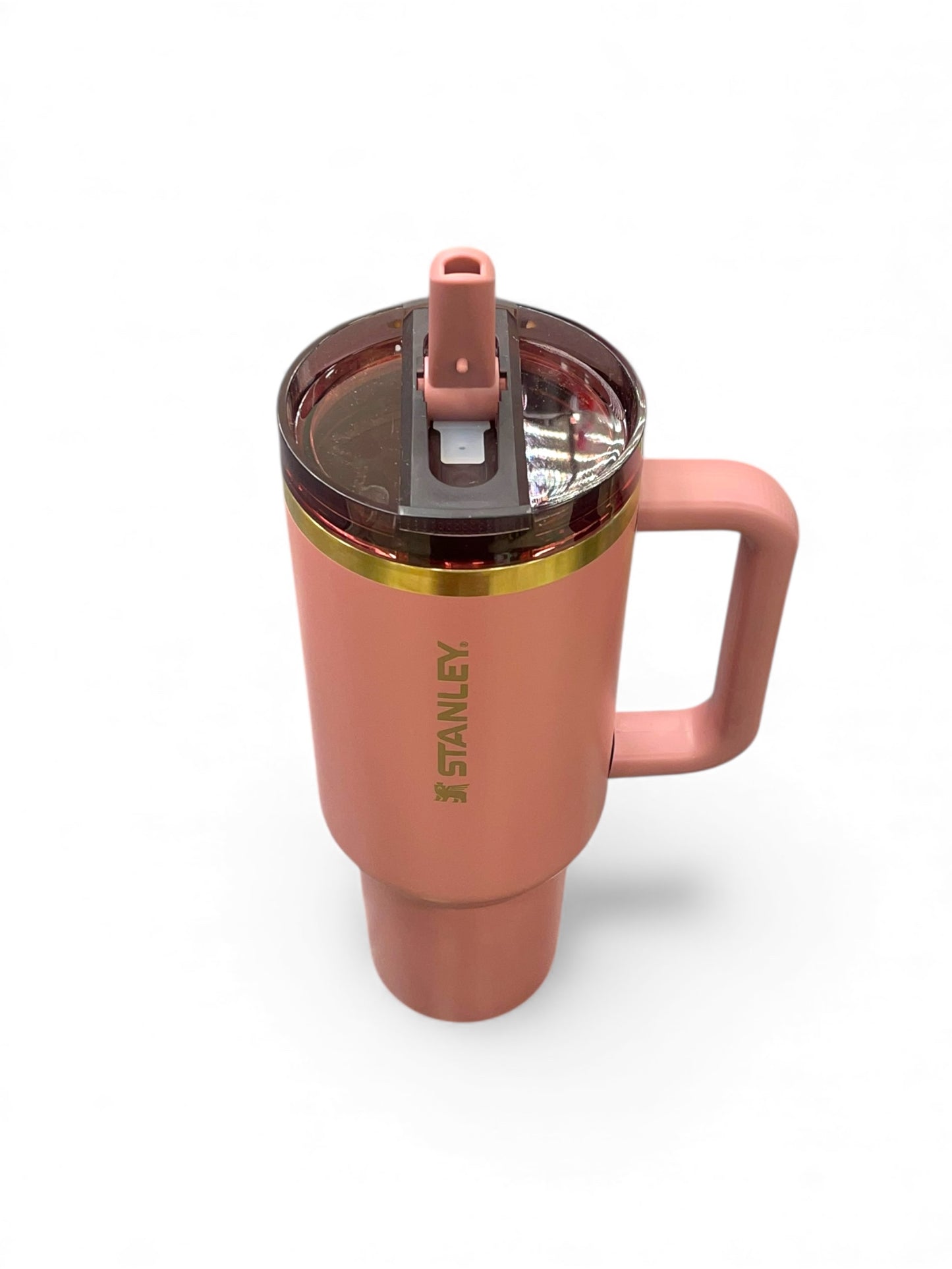 BIGMAN Rose Gold Stanley Flip Straw Tumbler 40oz
