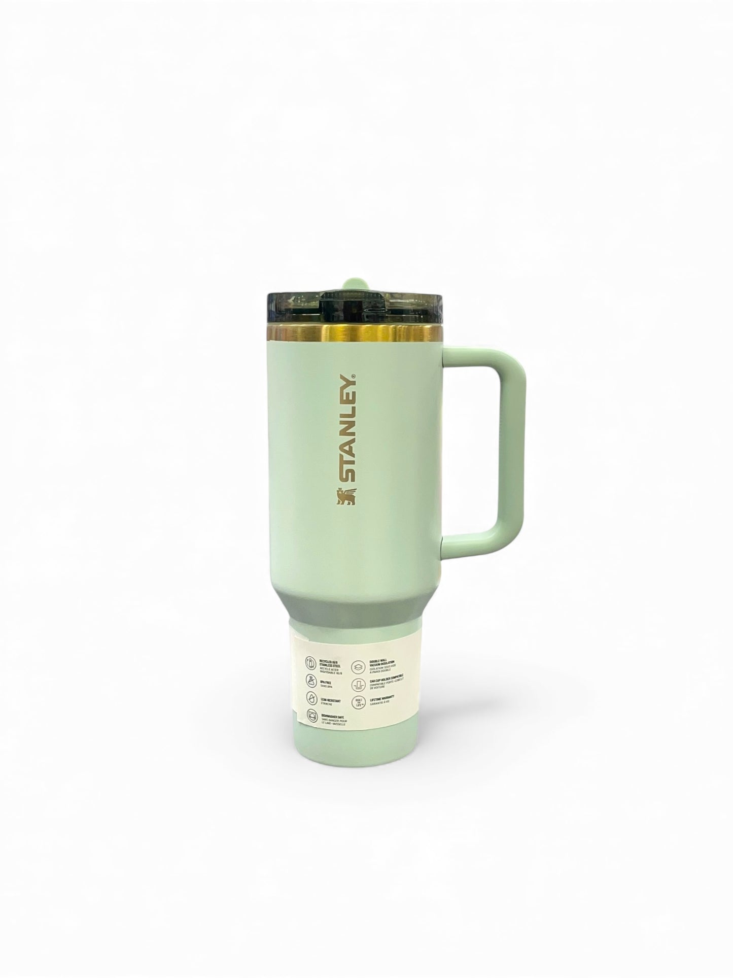 BIGMAN Olive Green Stanley Flip Straw Quencher Tumbler 40oz