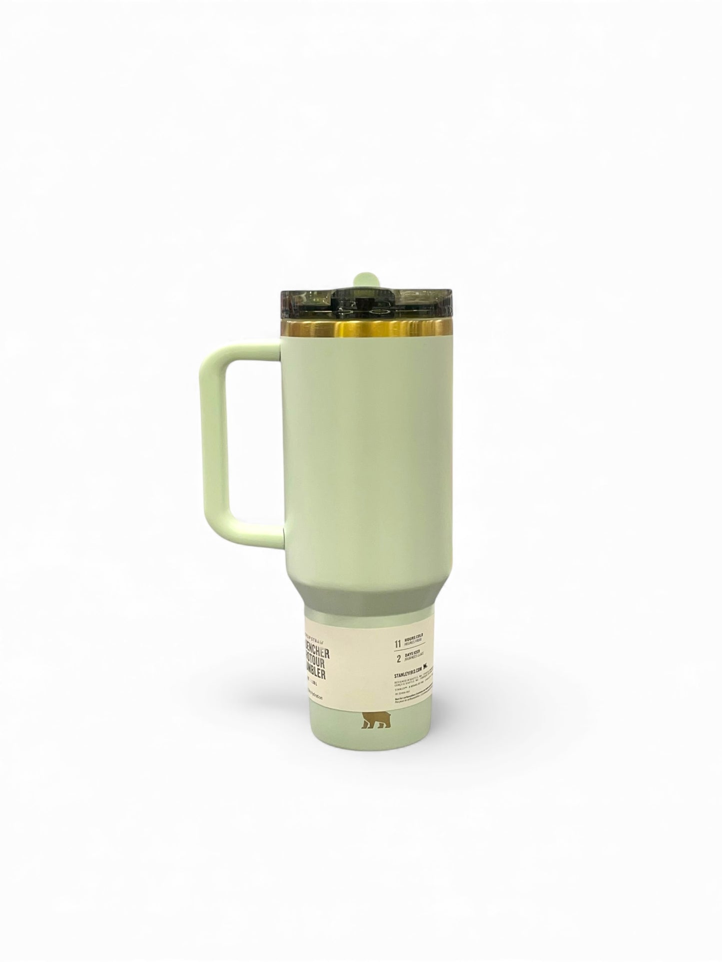 BIGMAN Olive Green Stanley Flip Straw Quencher Tumbler 40oz