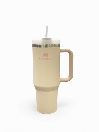 BIGMAN Peach Beige Stanley Tumbler 40oz