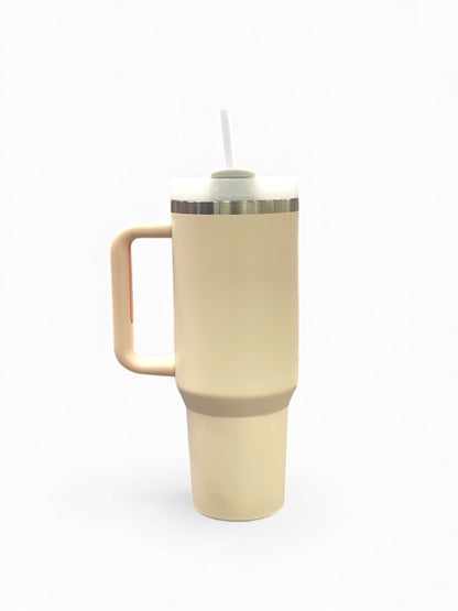 BIGMAN Peach Beige Stanley Tumbler 40oz
