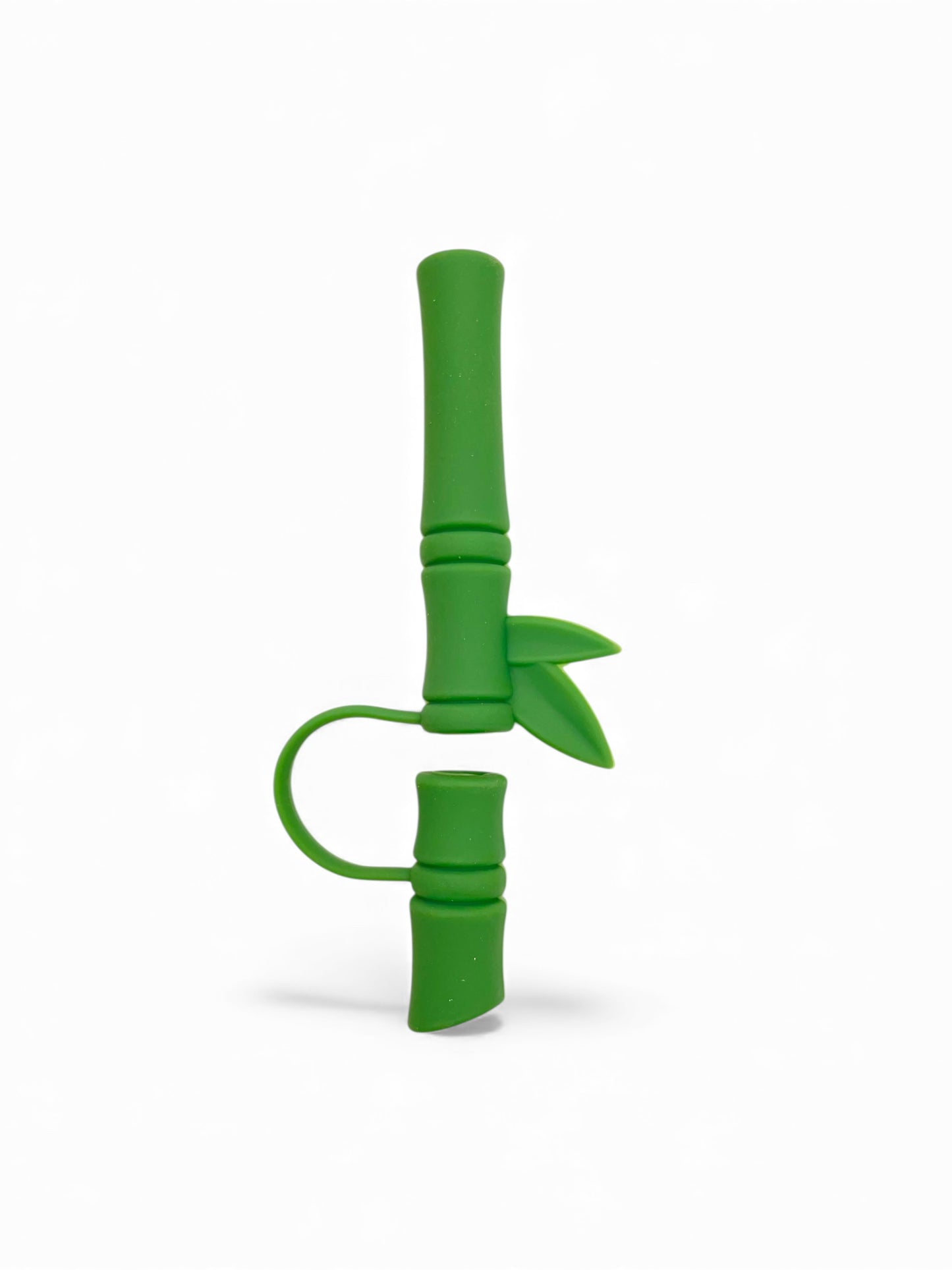 Bamboo Style Silicone Straw Topper