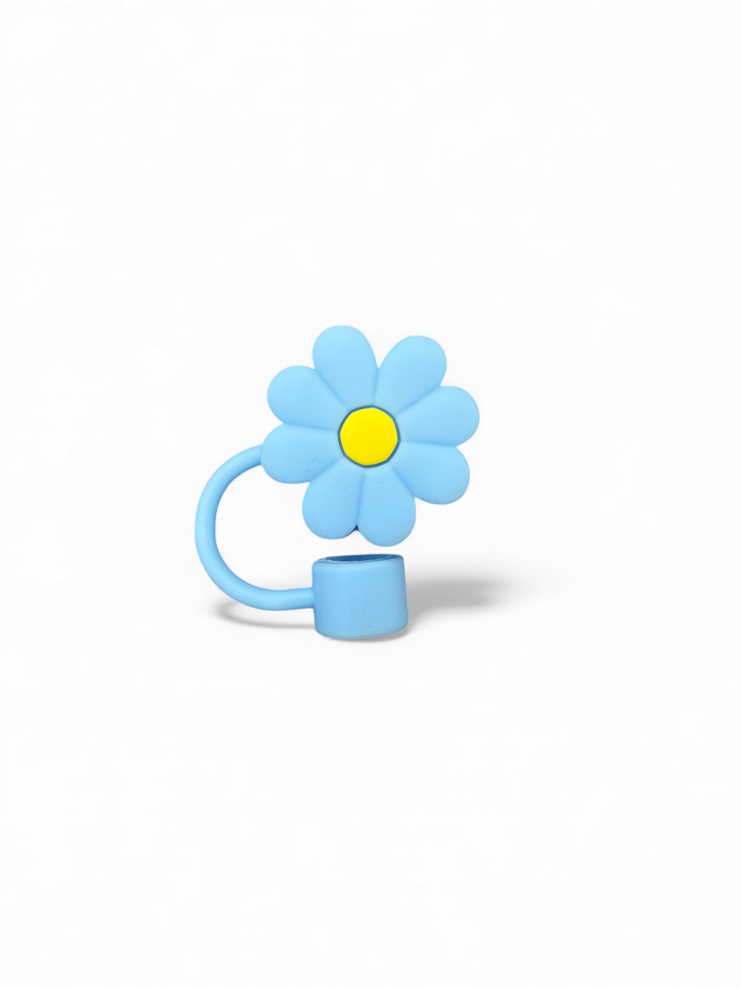 Sunflower Style Silicon Straw Topper