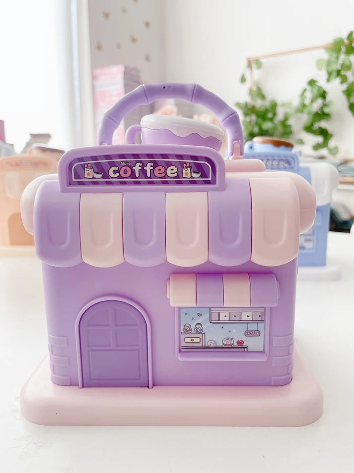 BIGMAN CaféVault Money Box – Cute Café House Piggy Bank for Kids & Adults, Aesthetic Coin Saving Box, Durable Cash Storage Bank for Home Décor & Gift