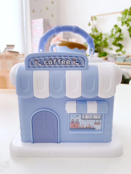 BIGMAN CaféVault Money Box – Cute Café House Piggy Bank for Kids & Adults, Aesthetic Coin Saving Box, Durable Cash Storage Bank for Home Décor & Gift