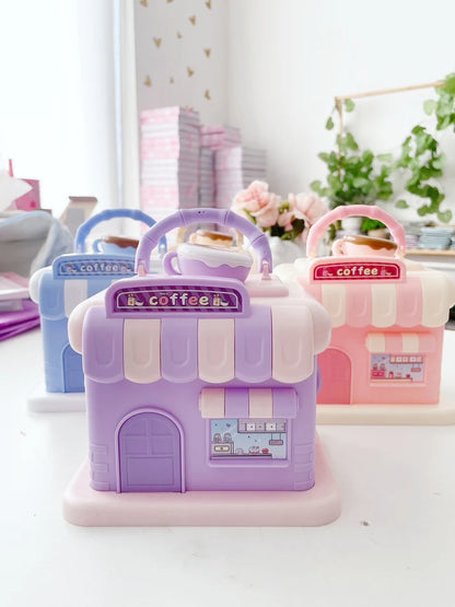 BIGMAN CaféVault Money Box – Cute Café House Piggy Bank for Kids & Adults, Aesthetic Coin Saving Box, Durable Cash Storage Bank for Home Décor & Gift