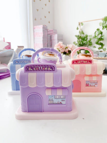 BIGMAN CaféVault Money Box – Cute Café House Piggy Bank for Kids & Adults, Aesthetic Coin Saving Box, Durable Cash Storage Bank for Home Décor & Gift