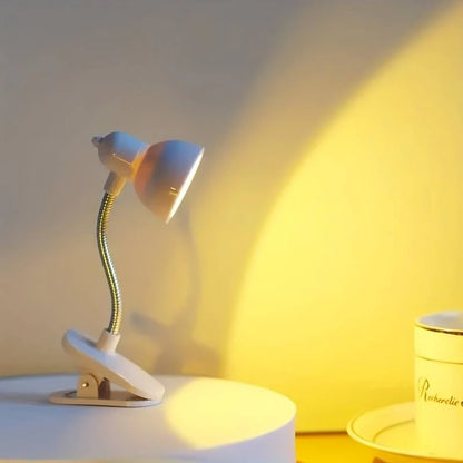 Bigman LumiClip Desk Lamp – Flexible Mini Clip-On Study & Reading Light