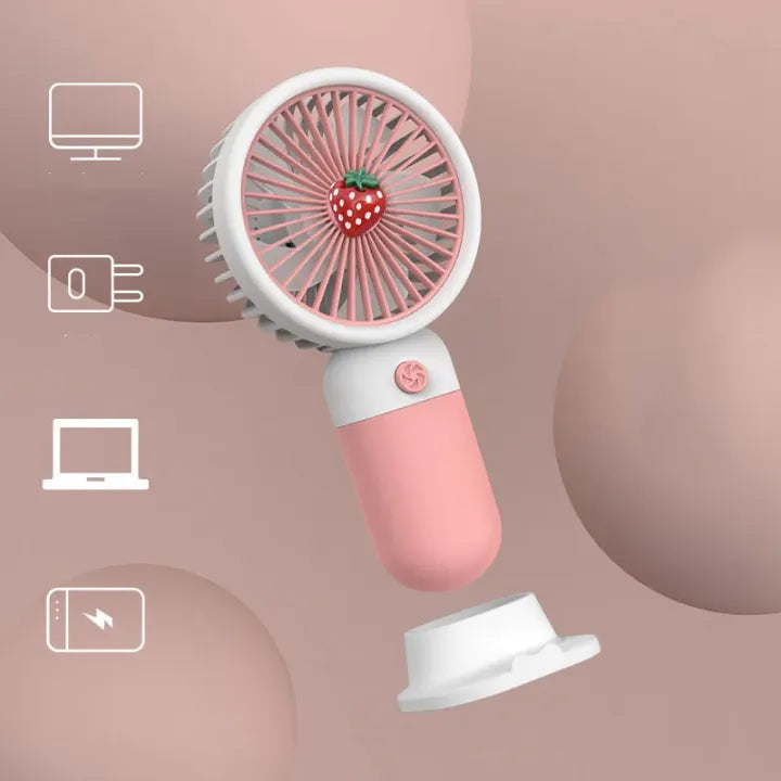 Bigman Mini Orchard Fan – Cute Portable Rechargeable Cooling Fan