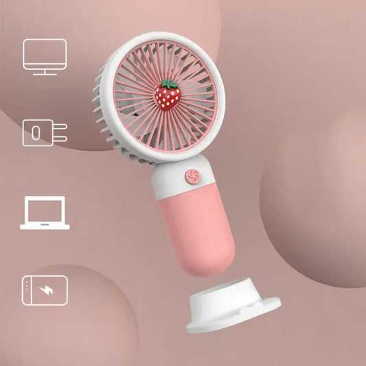 Bigman Mini Orchard Fan – Cute Portable Rechargeable Cooling Fan