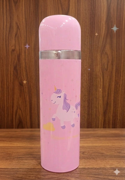 BIGMAN Premium Stainless Steel Character Bottle Mug | Leakproof Cute Cartoon Water Bottle