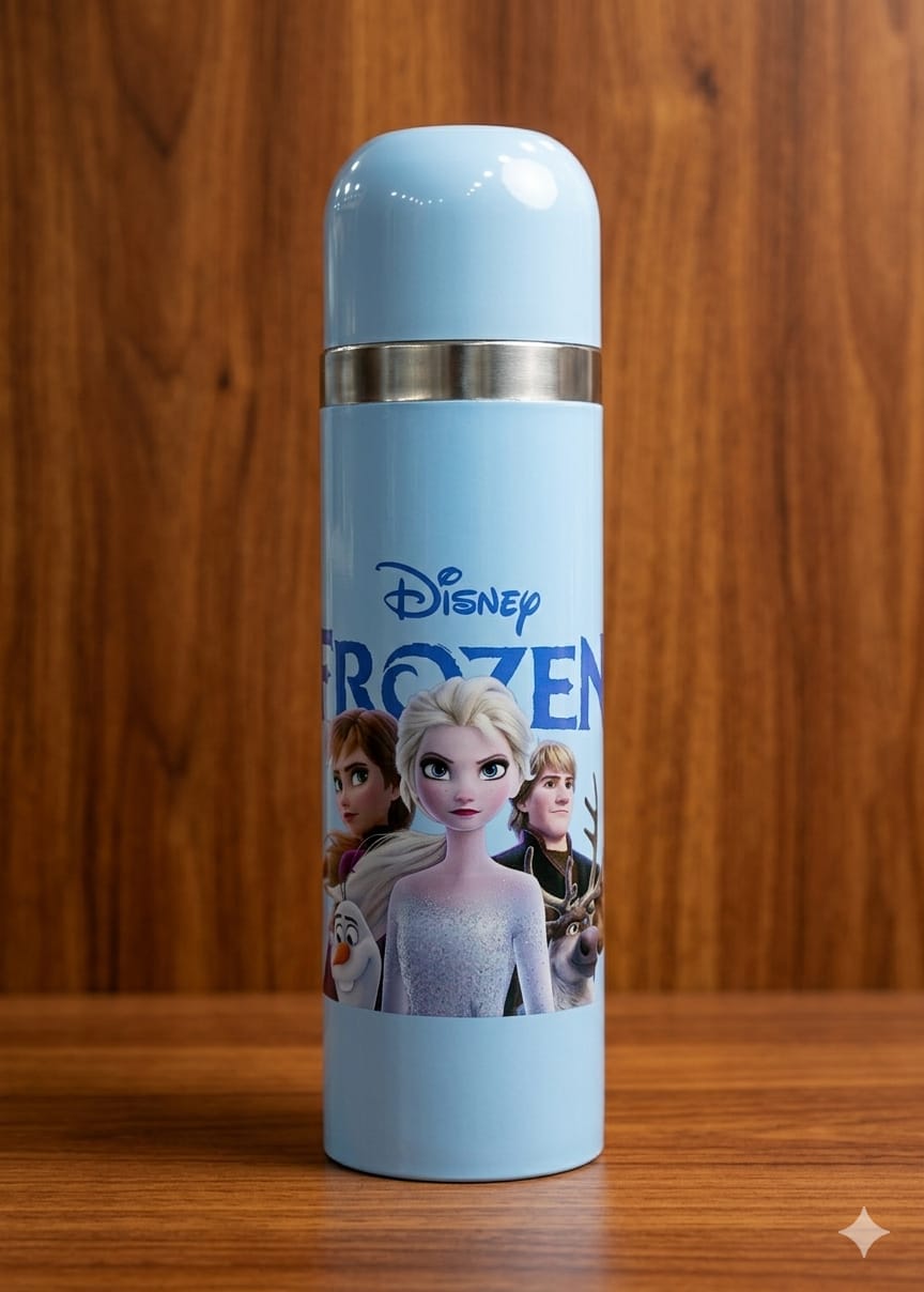 BIGMAN Premium Stainless Steel Character Bottle Mug | Leakproof Cute Cartoon Water Bottle