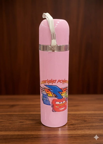 BIGMAN Premium Stainless Steel Character Bottle Mug | Leakproof Cute Cartoon Water Bottle