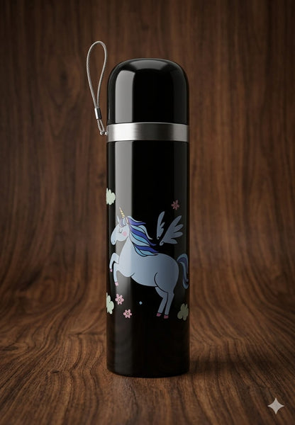 BIGMAN Premium Stainless Steel Character Bottle Mug | Leakproof Cute Cartoon Water Bottle