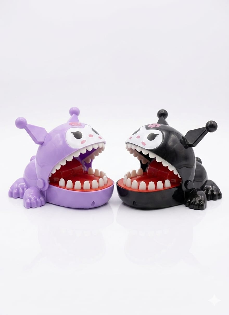 BIGMAN premium Crazy Bite Monster Toy – Funny Teeth Snap Challenge Game for Kids | Interactive Press & Bite Family Party Toy