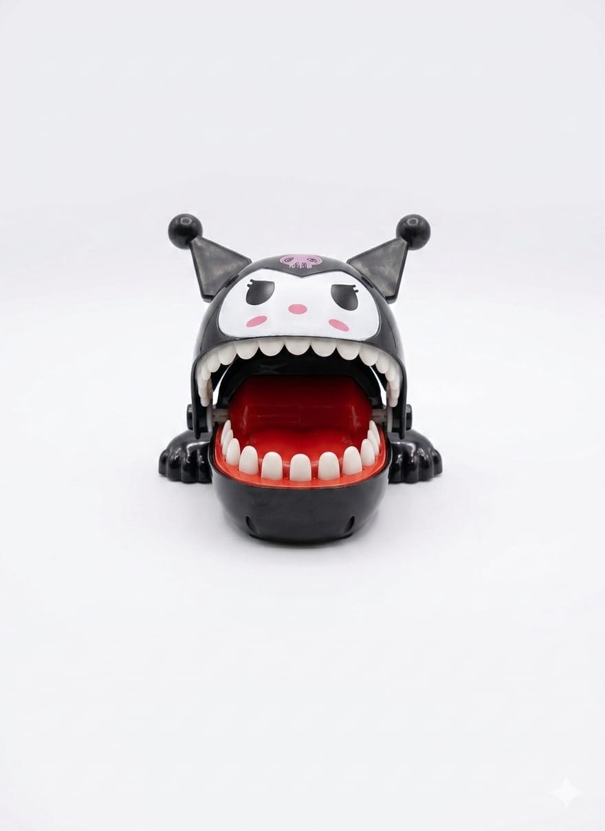 BIGMAN premium Crazy Bite Monster Toy – Funny Teeth Snap Challenge Game for Kids | Interactive Press & Bite Family Party Toy