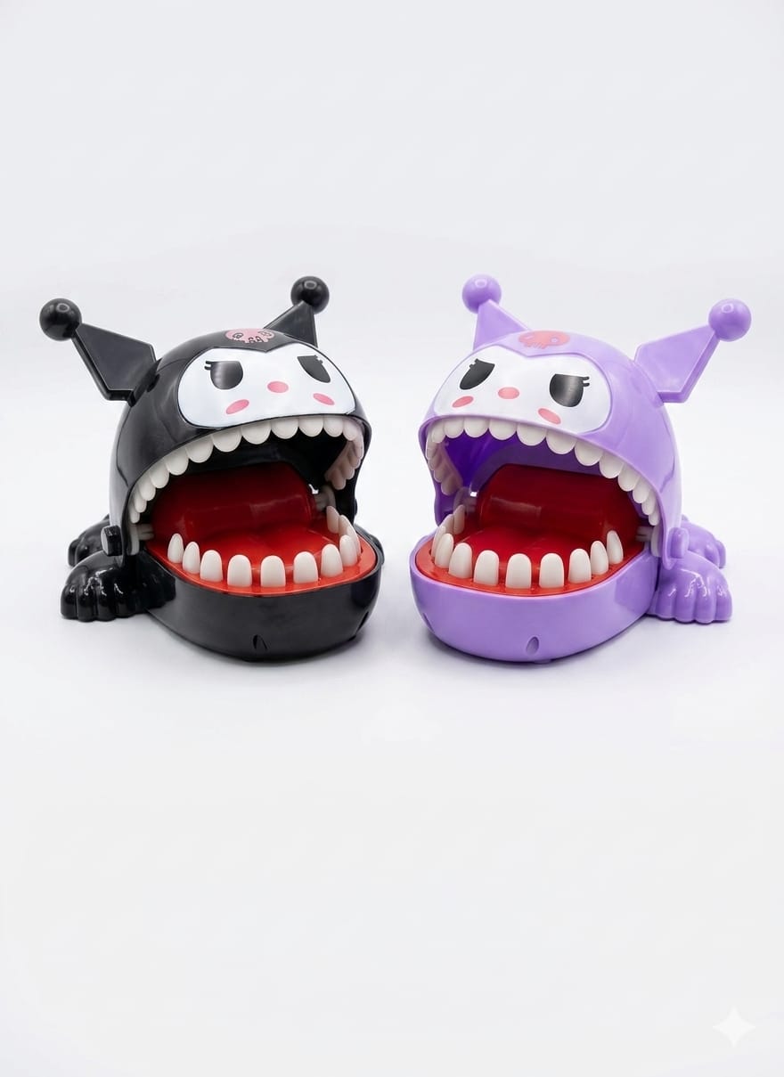 BIGMAN premium Crazy Bite Monster Toy – Funny Teeth Snap Challenge Game for Kids | Interactive Press & Bite Family Party Toy