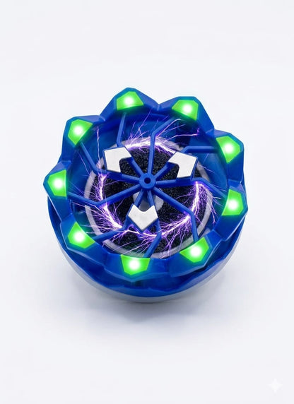 BIGMAN premium Turbo Flash Top – High Speed LED Spinning Toy for Kids | Flashing Action Spinner Wheel Game