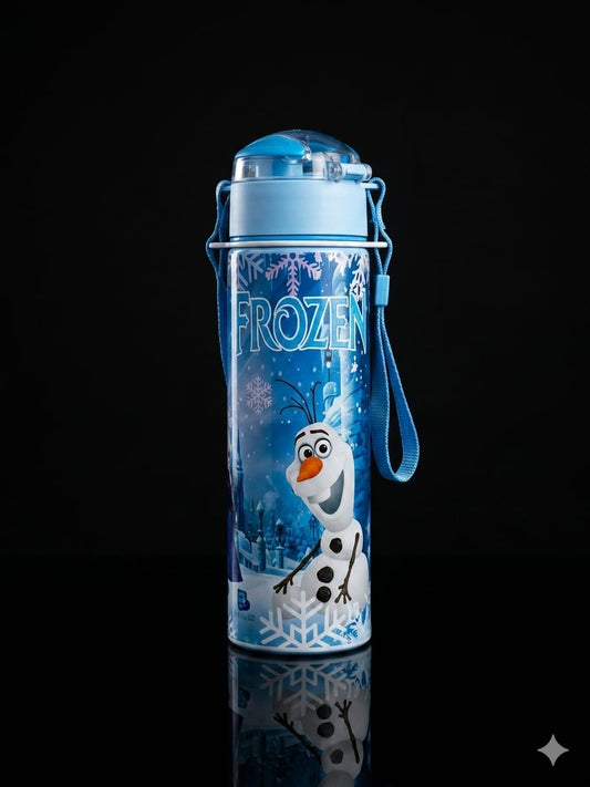 Bigman CartoonPop Bottle 650ml – Kids Stainless Steel Vacuum Water Bottle with Straw & Cartoon Design