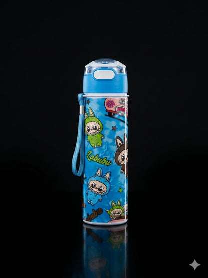 Bigman CartoonPop Bottle 650ml – Kids Stainless Steel Vacuum Water Bottle with Straw & Cartoon Design