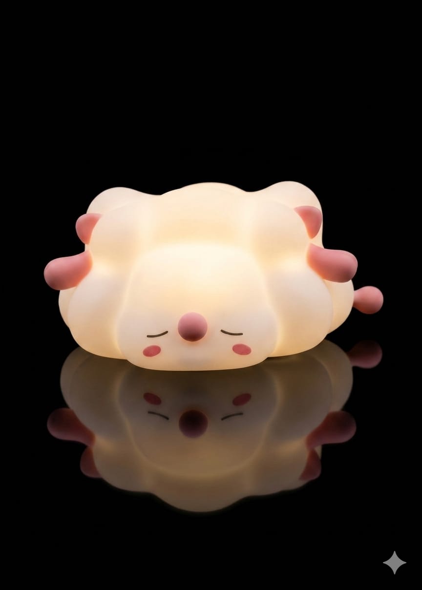 Bigman DreamGlow Mini Tap Tap Lamps – Cute Silicone LED Night Light for Kids & Room Decor