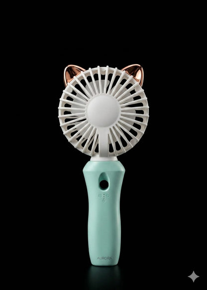 Bigman BreezeGlow Mini Fan – Rechargeable Portable Handheld Cooling Fan for Travel & Daily Use