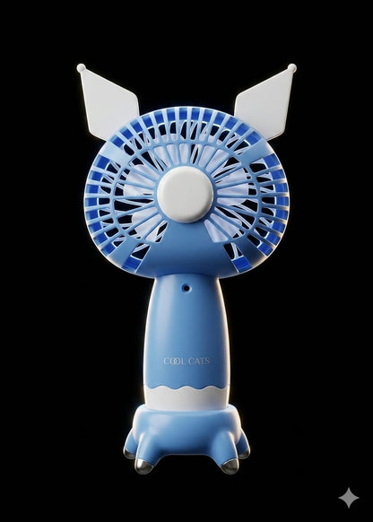 Bigman ChillBunny Mini Fan – Rechargeable Portable Handheld Cooling Fan for Travel & Everyday Use