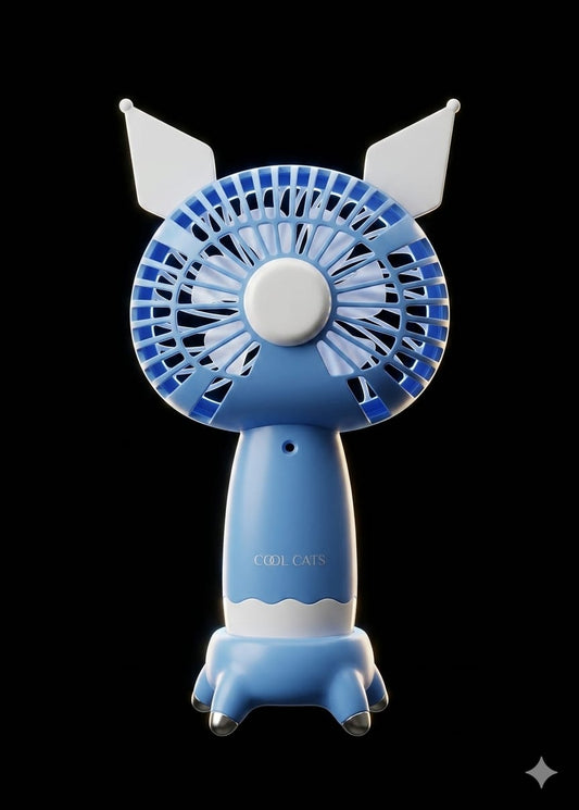 Bigman ChillBunny Mini Fan – Rechargeable Portable Handheld Cooling Fan for Travel & Everyday Use