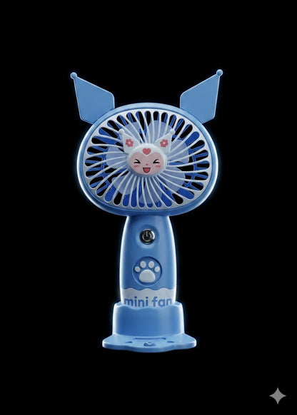 Bigman ChillBunny Mini Fan – Rechargeable Portable Handheld Cooling Fan for Travel & Everyday Use