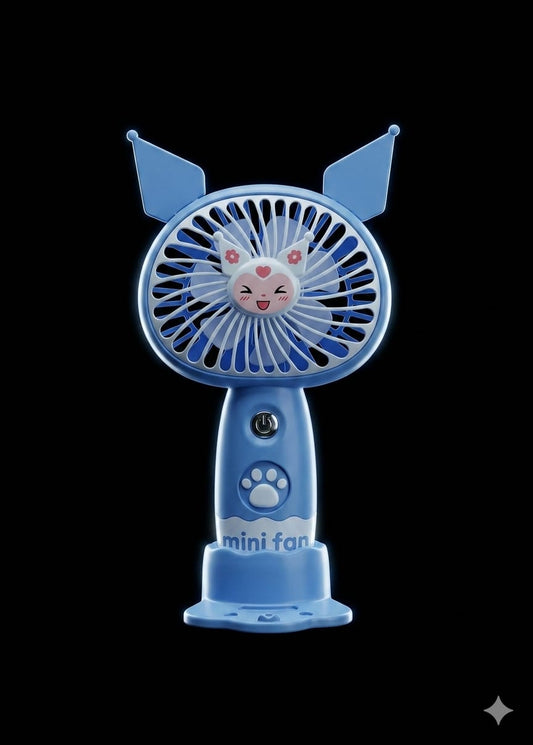 Bigman ChillBunny Mini Fan – Rechargeable Portable Handheld Cooling Fan for Travel & Everyday Use