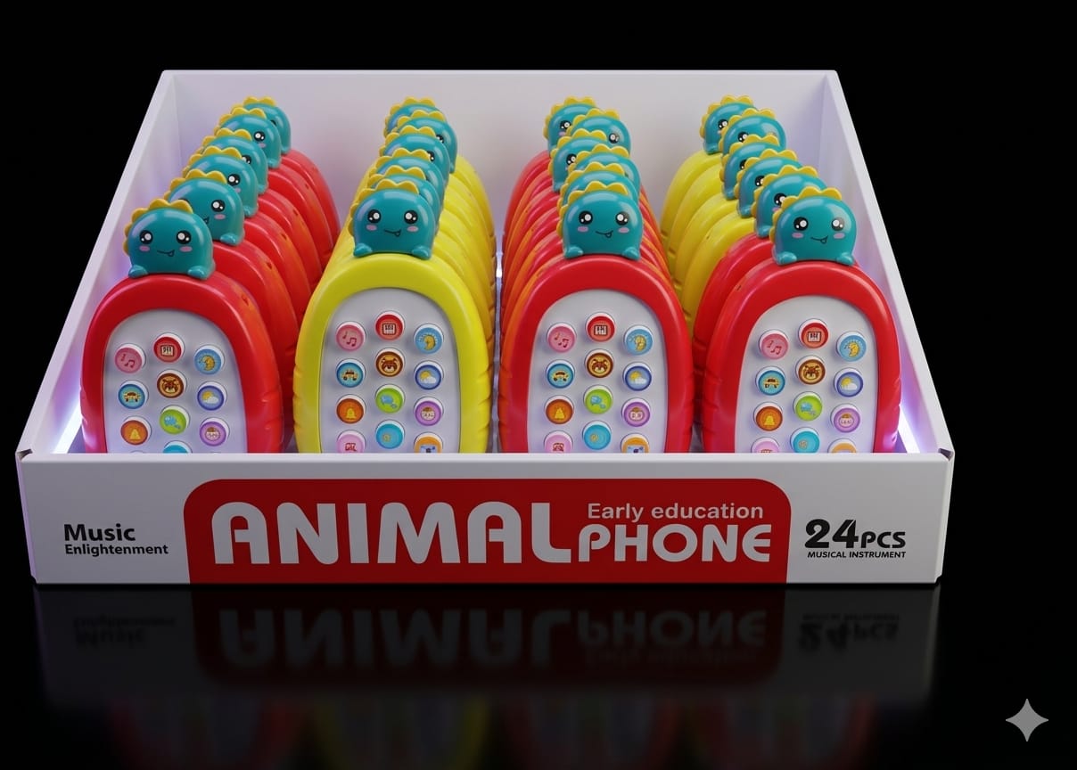 Bigman TinyBeats Learning Phone – Kids Educational Musical Toy Phone