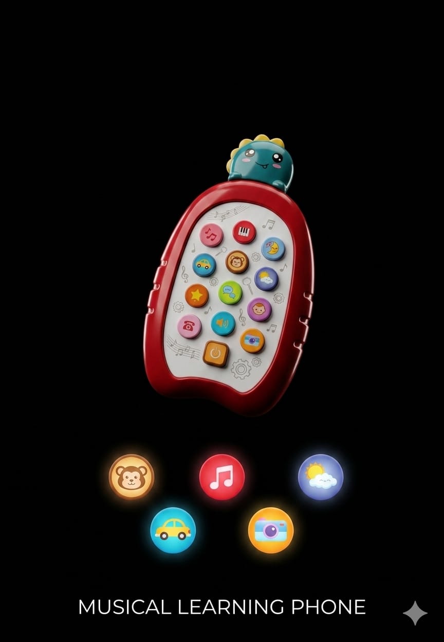 Bigman TinyBeats Learning Phone – Kids Educational Musical Toy Phone