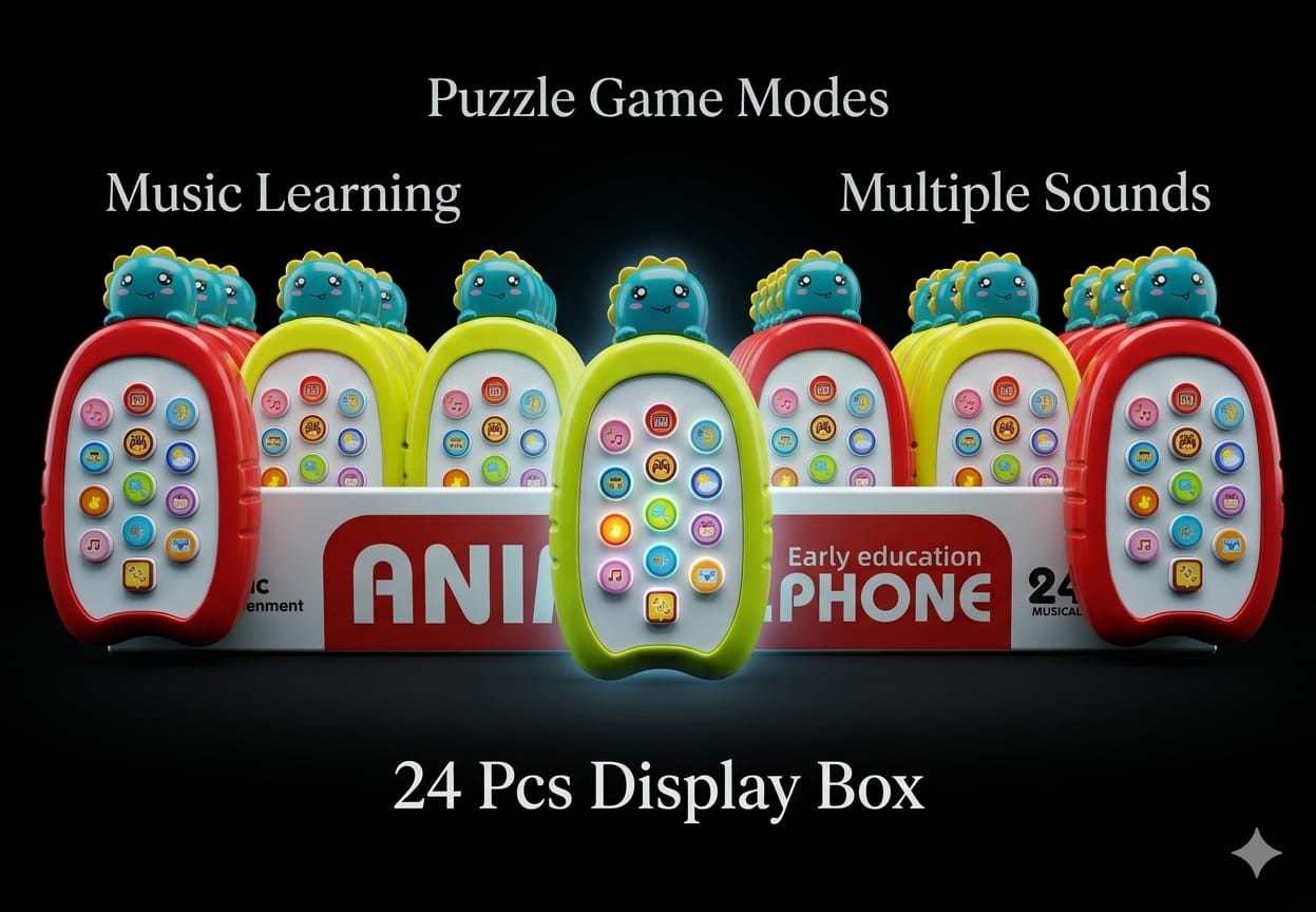 Bigman TinyBeats Learning Phone – Kids Educational Musical Toy Phone