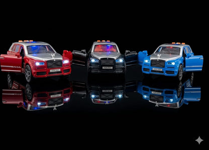Bigman CrownForce Luxury SUV Diecast Model Car with LED Lights & Opening Doors