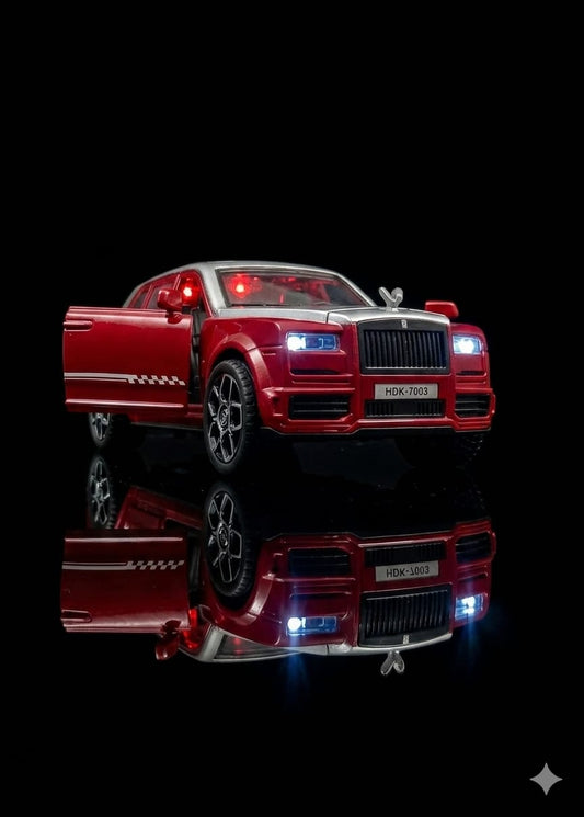 Bigman CrownForce Luxury SUV Diecast Model Car with LED Lights & Opening Doors