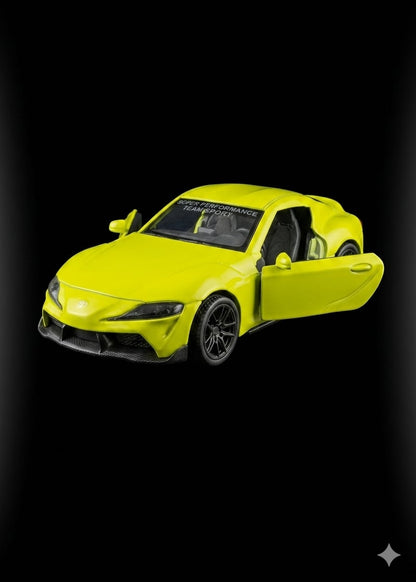 Bigman NeonRush GT Sports Diecast Car Model with Opening Doors