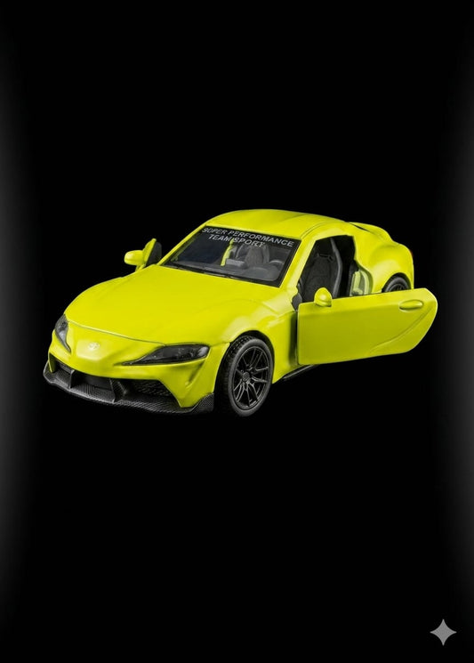 Bigman NeonRush GT Sports Diecast Car Model with Opening Doors