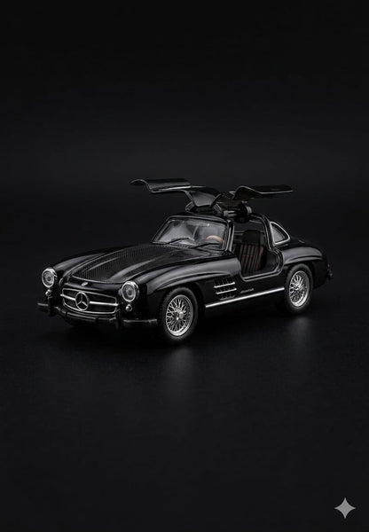 Bigman Midnight Gullwing Classic Diecast Sports Car with Opening Doors