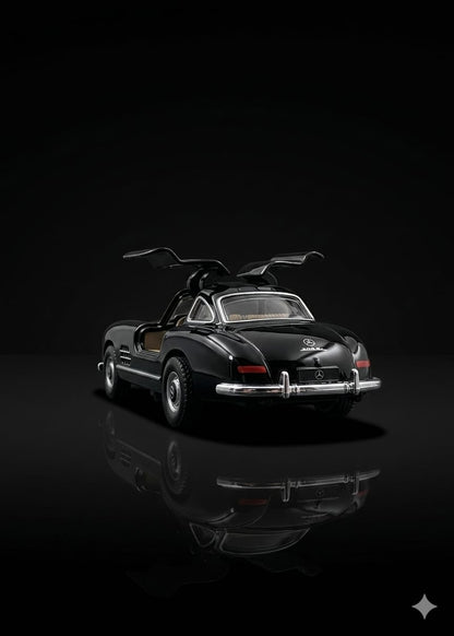 Bigman Midnight Gullwing Classic Diecast Sports Car with Opening Doors