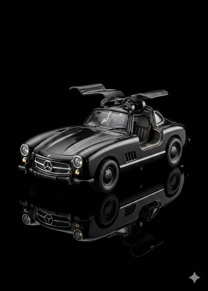 Bigman Midnight Gullwing Classic Diecast Sports Car with Opening Doors