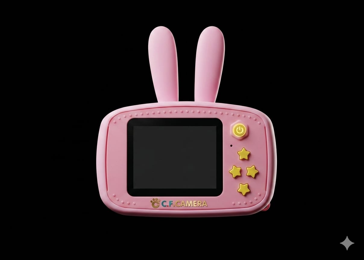 Bigman BunnyPix Mini Camera for Kids – Cute Bunny Digital Cartoon Camera