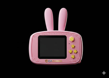 Bigman BunnyPix Mini Camera for Kids – Cute Bunny Digital Cartoon Camera
