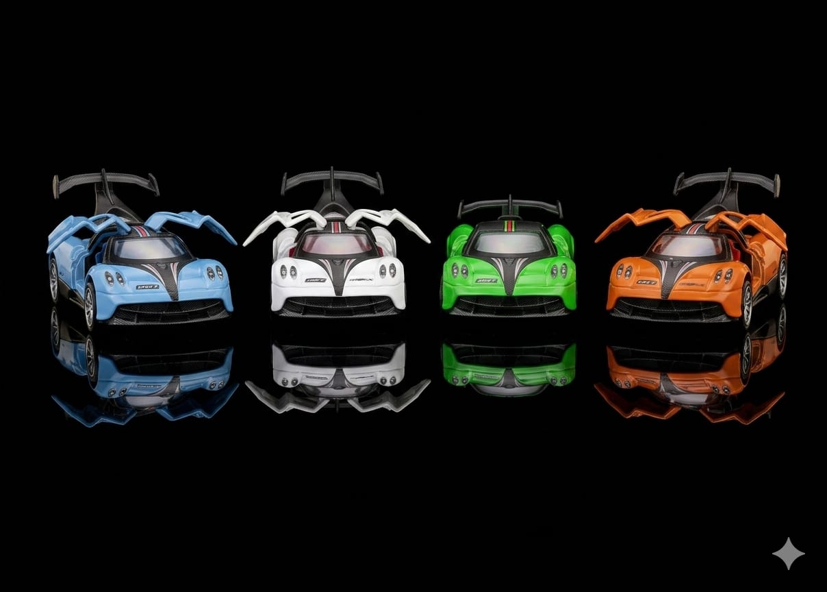 Bigman HyperWing GT Collection – Premium Diecast Hypercar Set with Opening Doors