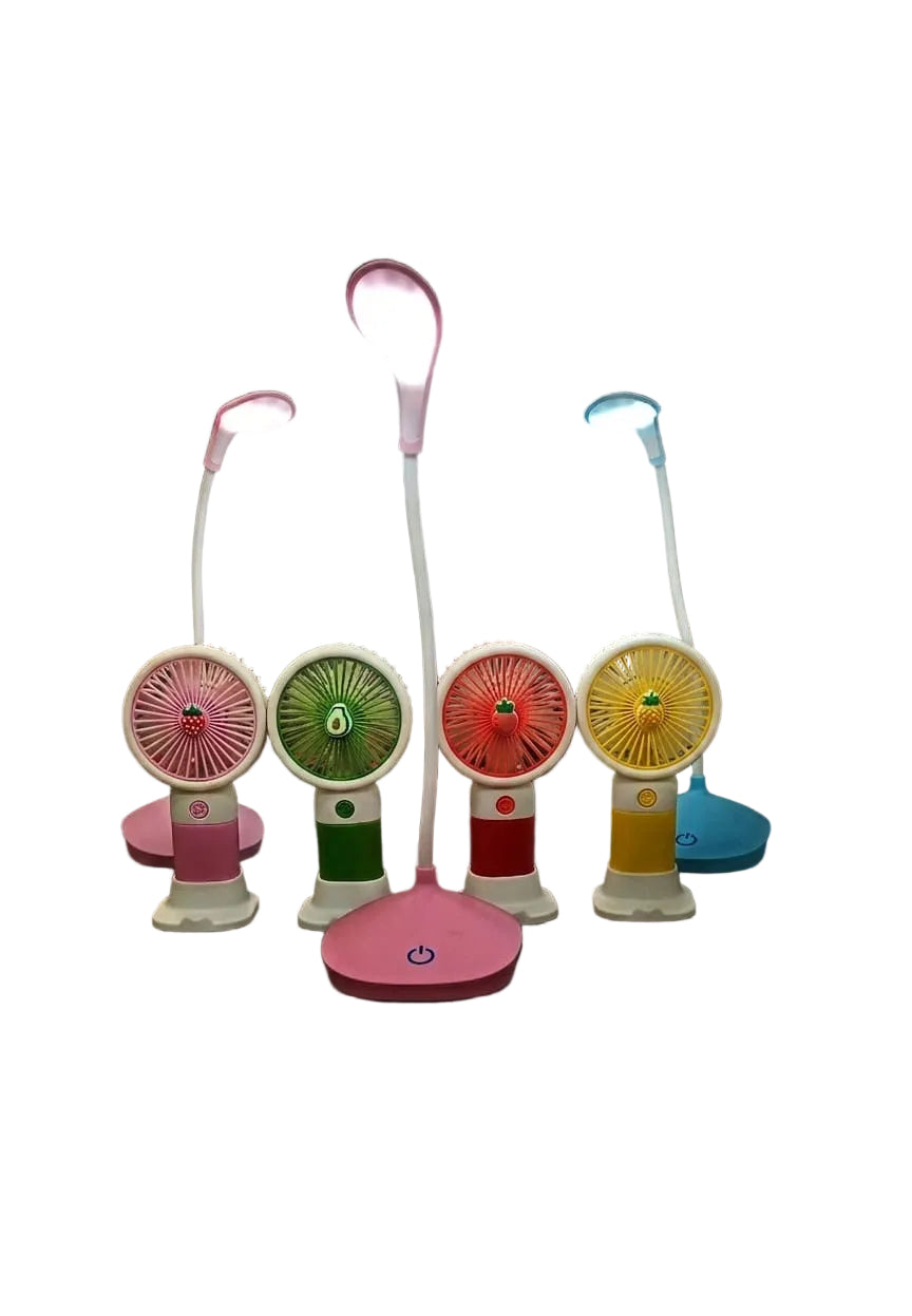 BIGMAN FruityGlow Mini Fan & LED Lamp Set