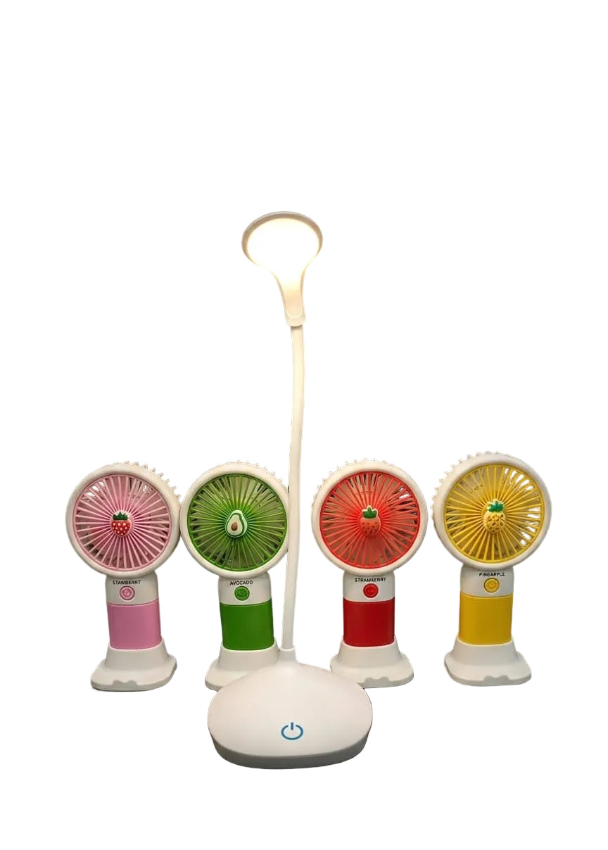 BIGMAN FruityGlow Mini Fan & LED Lamp Set