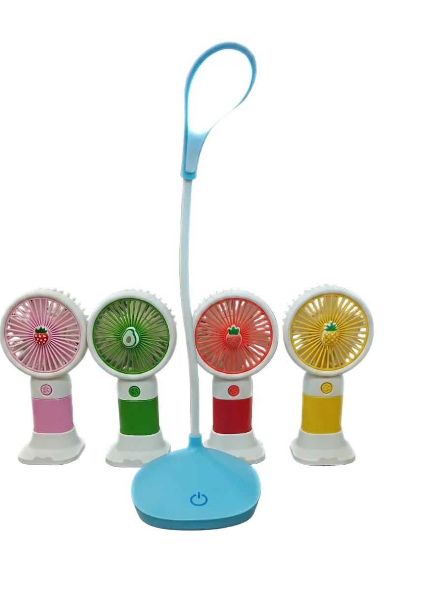BIGMAN FruityGlow Mini Fan & LED Lamp Set