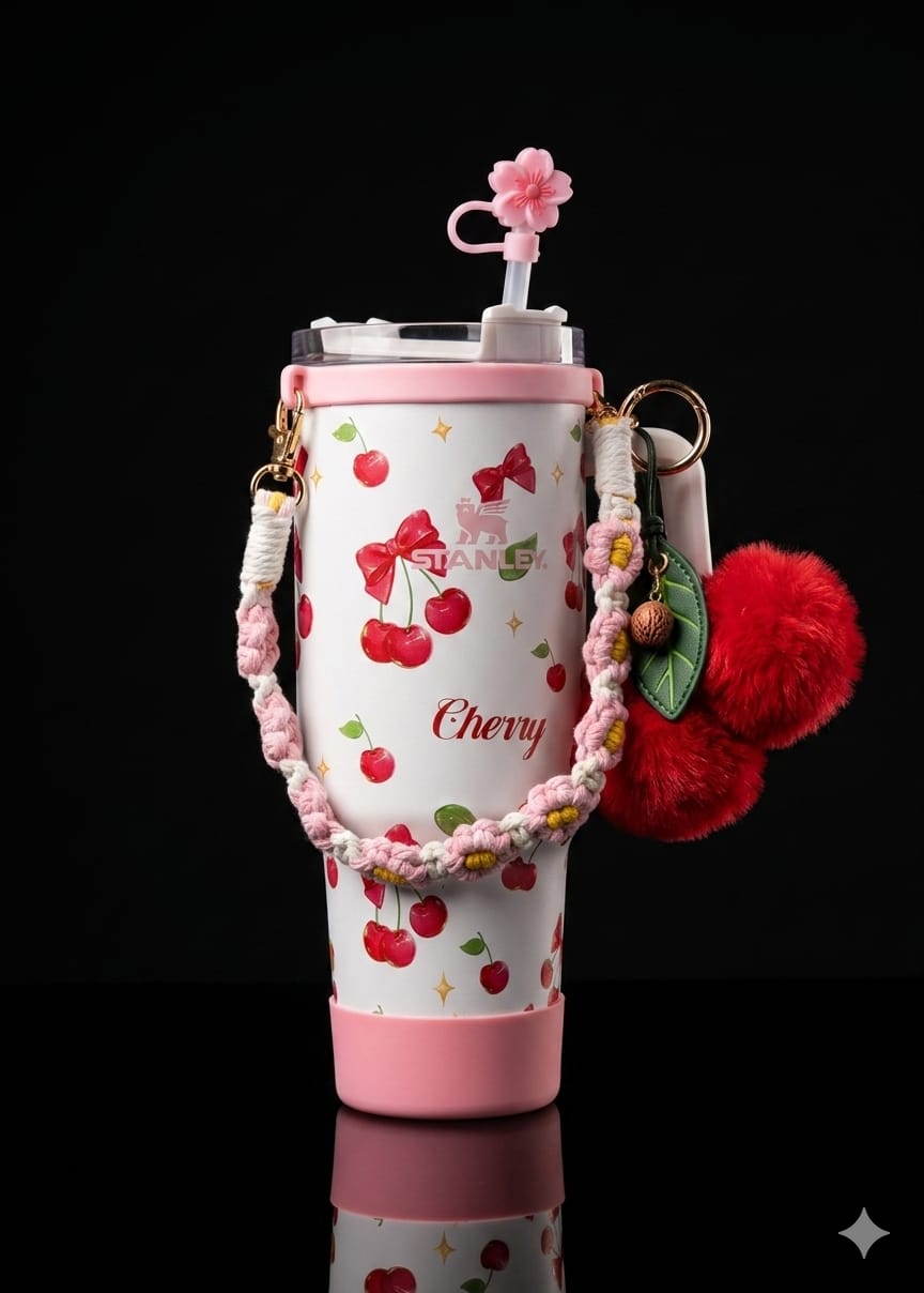 BIGMAN CherryGlow 40oz Tumbler | Insulated Travel Mug