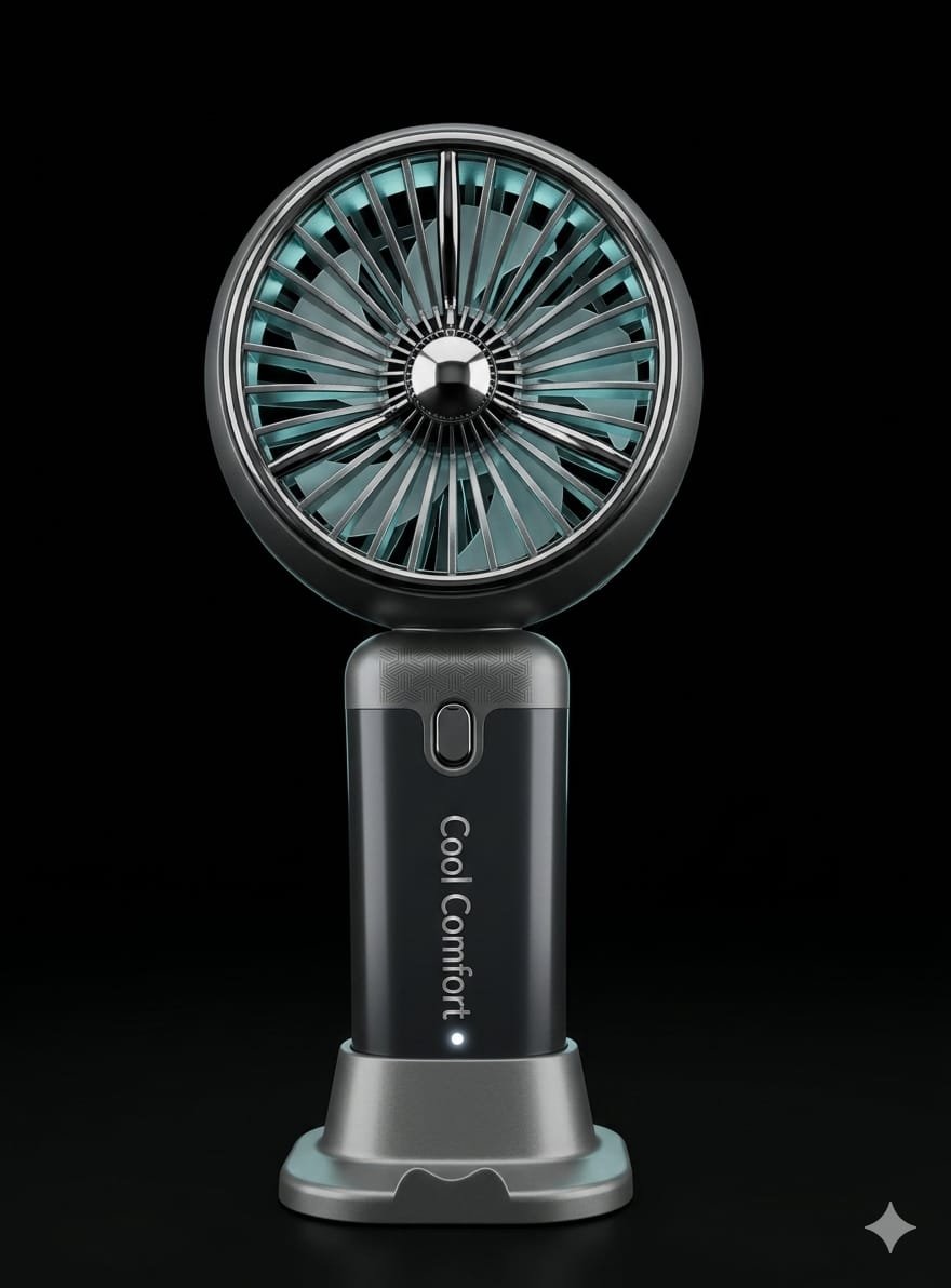 BIGMAN FrostJet | Rechargeable Mini Fan