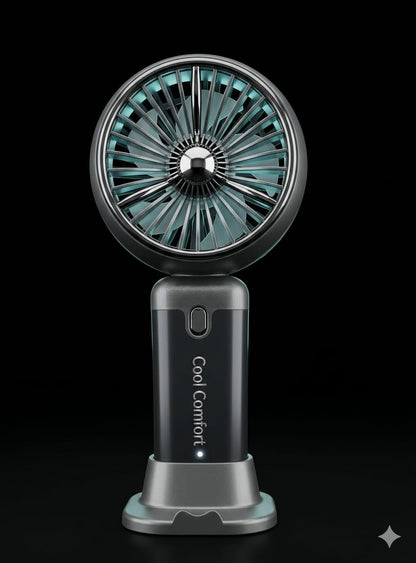 Bigman FrostJet – Rechargeable High-Speed Portable Mini Fan | Powerful Cooling Airflow with Premium Design