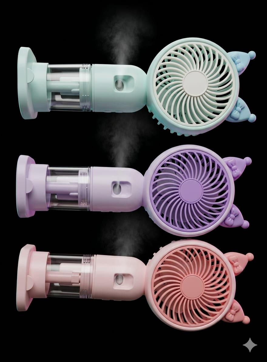 BIGMAN CoolMist Pro | Rechargeable Mist Fan